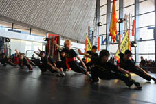 Opening Centraal Station Rotterdam 2014 Kung Fu kinderen